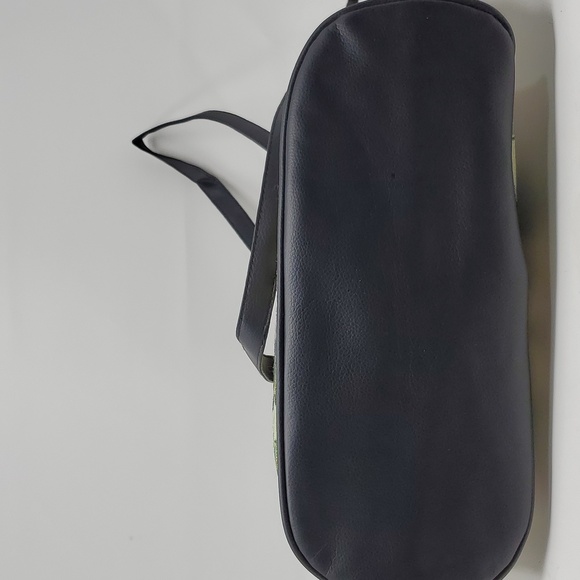 Butterfly Tapestry Bag Vintage Zip Top Inside Pockets Green NWOT - Picture 5 of 9